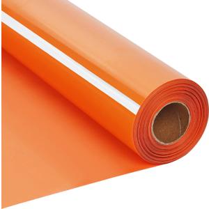 RENLITONG Orange Iron on Vinyl 12Inch by 20ft Roll HTV Heat Transfer Vinyl for T-Shirt HTV Rolls for All Cutter Machine - Easy to Cut & Weed for Heat Transfer Design