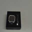 Stainless Steel Watch Band with Case Compatible with Apple Watch Series 11 10 46mm, Rugged Strap with Metal Protective Bumper Cover for iWatch Bands Men (Silver)