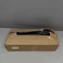 Towel Racks for Bathroom Over The Door Towel Racks Towel Storage Organizer with Metal Shelf Basket for Bathroom Rv Camper (7-Tier Black with Brown Plank)