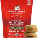 Stella & Chewy's Freeze-Dried Raw Dinner Patties - Remarkable Red Meat Blend - High Protein Grain-Free Puppy & Dog Food - Perfect For Picky Eaters - 14 oz, Best if Used AUG 29/2025