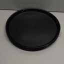 Black Round Serving Trays, Set of 4 Restaurant Serving Tray