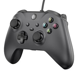 IWGAME Wired Controller for X-BOX/PC, Hall Effect Joysticks&Triggers Gamepad with Turbo, 3.5mm Headphone Jack/Dual Vibration, Compatible with X-BOX One/S/X, X-BOX Series S/X, PC, IOS, Android Platforms(Black, 7.2ft)