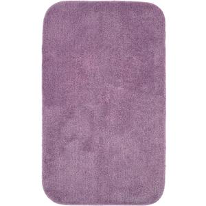 Garland Rug Traditional Nylon Washable Purple 30" X 50" Bath Rug - Soft, Absorbent, and Stylish for Your Bathroom (2'6" x 4'2" (Rectangular))