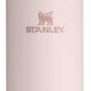 Stanley IceFlow 2.0 Fast Flow Tumbler with Handle 30 oz | Twist On Angled Spout Lid | Leakproof Water Bottle | Insulated Stainless Steel | BPA-Free | Rose Quartz