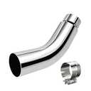 Floshine Diesel Exhaust Elbow Tip, Side Exit Exhaust Tip, chromed Turndown Exhaust Tip (5'' inlet / 7'' outlet)