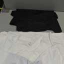 Men's Athletic T Shirts Crew Neck Breathable Quick-Dry Short Sleeve Workout T Shirt for Gym Running Fitness 1&2&5 Pack (XX-Large, Black+white)