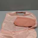 Tiny Twinkle 2-Pack of Premium Bibs for Adult Men, Women and Teens; Clothing Protector for Elderly and Special Needs (Large, Peach, Terracotta)