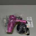Conair Hair Dryer with Retractable Cord, 1875W Blow Dryer, 3 Heat Settings, 2 Speeds, Blow Dryer with Diffuser and Concentrator Attachments, Ionic + Tourmaline Technology, Pink