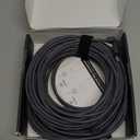 Starlink Gen 2 Cable 75FT/23M, ONLY for Gen 2 Rectangular Dish, Waterproof Replacement Cord for Starlink Gen 2 Standard Actuated Kit, High-Speed PoE Cable, NOT for Gen 3/Mini/Round Dish (Grey)