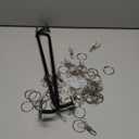 2 Pack Metal Organizer for Baseball Caps with 12 Large Clips, Wall-mounted Hat Rack Holds up to 24 Hats, Hats Hanger Holder for Closet Wall Storage, Fits All Caps Display-Black