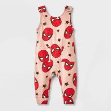 Baby Boys' Spiderman Marvel Romper, Size 0-3M - Brown 