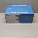 Kviflon 52" Rustic Ceiling Fans with Lights Remote/APP Control, Flush Mount Ceiling Fan with Double Lampshade, 6 Reversible Dual Fan Blades, 3 CCT Dimmable LED Lights for Living Room Farmhouse, Brown