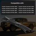 Driver Side A-Pillar Grab Handle Compatible with Toyota 2016-2023 Tacoma 3rd Gen OEM-Style Texture No Creaking Easy Install (Black)