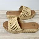 SWEET LIFE LISA SANDALS, NATURAL, WOMENS SIZE 8.5