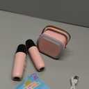 Karaoke Machine for Kids, Portable Bluetooth Speaker with 2 Wireless Microphones, 1 Disco Ball Strobe Lamp 7 Modes Stage Light for Home Room Dance Parties Birthday (pink)