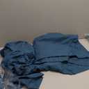 Amazon Basics Lightweight Breathable Brushed Microfiber 3-Piece Bed Sheet Set with 14-Inch Deep Pockets, Wrinkle Resistant, Twin, Dark Teal, Solid