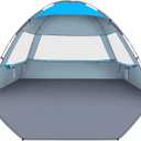 Gorich Beach Tent Sun Shelter for 8 Person with UPF 50 UV Protection, Lightweight & Easy Setup Beach Shade Canopy, Portable Beach Shade Tent Beach Cabana