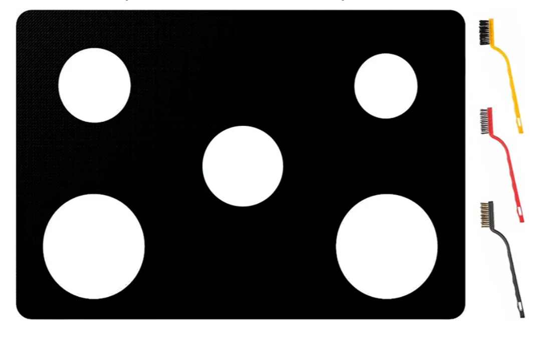 Stove Top Protector for Whirlpool Gas Stove Protectors 5 Burners, Fit Model WFG540H0ES/0/1 WFG540H0EB0/1 WFG540H0EH0/1 WFG540H0EE0/1 WFG540H0EW0/1, 0.5MM Reusable Splatter Guard Stove Top Liner