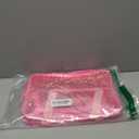 Clear PVC Star Large Cosmetic Bag, Transparent Large Zippered Opening Makeup Bag, Portable Waterproof Travel Bag with Handle, Gym, Swimming and Beach Bag (01Pink)