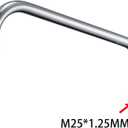 2 x 8 Inches Swivel Swing Nozzle Spout Replacement Kit for Commercial Faucet Wall Mount Kitchen Faucet Swing Nozzle Replacement