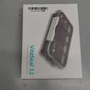 Fullicon Daily Travel Moisture Proof Pill Case with 12 Extra Large Compartment, Pill Organizer with 3 Secured Buckles, Large Supplement Box for Vitamin with Removable Dividers (Black)