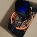 Sewer Camera, 100 ft/30 m, 4.3" Pipe Drain Inspection Camera with DVR Function and 12 Pcs LED Lights, IP68 Waterproof 23 mm Industrial Endoscope, Meter Marker, Included 32GB Card