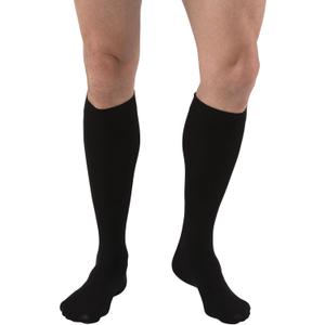 JOBST Relief Knee High Graduated Compression Socks, 30-40 mmHg - Comfortable Unisex Design - Closed Toe, Black, X-Large