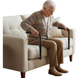 L1 Stand Assist Rail for Couch, Chair Stand Assist Aid for Elderly, Elderly Assistance Products, Disabled, Senior Mobility Aids Adjustable for Sit, Stand, Couch Cane, 18 in Couch Wide at Least