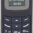 TUORE Unlocked Mobile Phone, Low Radiation Mini Button Phone, Dual SIM Card, Dual Standby, Clear Sound, 2G Network for Calling Pregnant Women for The Elderly (Blue)