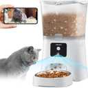 Automatic Cat Feeder with Camera & App Control - 5G WiFi Pet Feeder, 3L Timed Food Dispenser, 1080P HD Video, Night Vision, 2-Way Audio for Cats/Dogs
