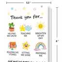 Funny Teacher Appreciation Gifts for Women Men, Cute Thank You Card for Teachers (MM-135)