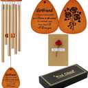 Gifts for Girlfriend - I Love You Gifts for Her, Girlfriend Gift for Women, Anniversary, Christmas, Birthday, Valentines Day Gift for Her - Wind Chimes 28Inch