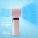 Handheld Portable Fan, 4000mAh Rechargeable Battery, 11500 RPM High-Speed Airflow with Patented Wind Tunnel Design , USB Charging, LED Battery Indicator,Lightweight Durable ABS,Up to 15 Hours Runtime