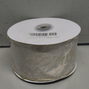 Champagne Velvet Ribbon Wired 2.5" x 10 Yards Gold Christmas Tree Ribbon Decor, Wreaths, Crafts, Home Decor, Gift Wrapping, Garlands