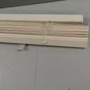 LazBlinds No Drill Blinds for Indoor Windows, Cordless 1" Vinyl Mini Blinds, Privacy S-Curve Blinds for Windows, Room Darkening Horizontal Window Blinds and Shades for Home, 26" W x 64" H, Beige