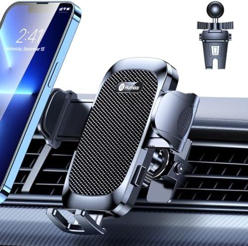 AREDAN Phone Mount for Car [Military-Grade Super Suction] Universal Hands-Free Phone Holder for Dashboard Windshield Air Vent for iPhone 16 Pro Max Plus Samsung All Phones & Cars