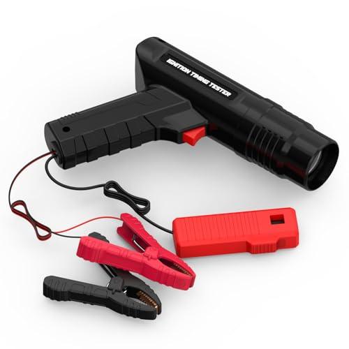 AUTOOL Timing Light 12V, Engine Timing Gun Strong Flash Lights with Sliding Sensor Clip for Car, Motorcycle, Marine