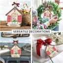 5 x New Home Ornament 2025 - House Warming Gifts for Homeowner Couples Men Women, Cute Christmas Ornaments for Tree Decor, Our First House Ornament, New Home Gift Ideas for Friends Neighbors