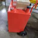 50 Gallon Fuel Caddy, Portable Gas Caddy with Manual Pump, Heavy Duty Gas with 4 Wheels, Diesel Fuel Can for Cars, Lawn Mowers, Trucks, ATVs, Boats