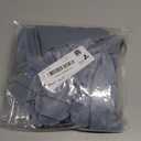 decorUhome Cozy Faux Fur Throw Pillow Covers 18x18 Set of 2 Decorative Soft Plush Striped Modern Farmhouse Boho Couch Pillow Cases with Velvet Back for Sofa Bed Living Room, Grey Blue