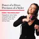 REVLON One-Step Hair Dryer and Styler, All-in-One Hair Brush Straightener for Salon-Quality Smooth & Straight Styles, Black