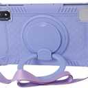 Tablet Case Suitable for TCL 10 Tab Max 4G 10.36inch Android 9296G Case Soft Silicon Protect Shell Tablet Stand Cover(Purple)