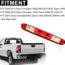 G-PLUS Third Brake Light 3rd Cargo Lamp High Mount Stop Light Compatible with Chevy Silverado GMC Sierra 1500 2008-2013,Fit Chevy Silverado GMC Sierra 2500 HD 3500 HD 2008-2014 25890530
