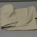 MooMee Bedding Pillowcases Pack of 2 100% Washed Cotton Linen Like Textured Breathable Durable Soft Comfy (Heathered Almond Milk Grey, King)