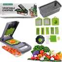 12 in one Pro Series Dice Shred Slice Vegetable Chopper Utensil, 4.75x4.75x13