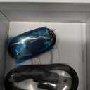 Smart Ring for Women Men,Fashion Modern Minimalist Fitness Ring& Sleep Tracker Ring with Heart Rate,Blood Pressure,5ATM Waterproof Health Ring,No Subscription,Travel-Friendly Couple Gift(Black,Size 9)