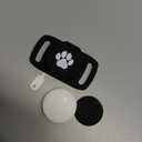 Smart Pet Tracker for Collar - Dog Trackers Pet Location Tracker with Holder, No Monthly Fee, Compatible with Apple Airtag Find My (iOS Only, Not for Android), Anti-Lost Device for Pets, Bag Straps (Black)