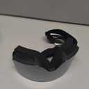 Lamicall Ski Goggles with 3X Anti-Fog - 100% UV Protection, OTG Design for Skiing, Snowboard, Snowmobile, Men, Women (Black Frame - Silver Lens)