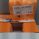 Pura Size 4 Eco-Friendly Diapers (18-31lbs) TCF Hypoallergenic, Soft Organic Cotton, Sustainable, up to 12 Hours Leak Protection, Allergy UK, Recyclable Packaging, 3 Packs of 22 (66 Diapers)