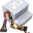 Upgraded New F255E-01 N249M 255W Power Supply Compatible with Dell Optiplex 580 760 780 960 980 DT PSU Replacement Parts D255P-00 AC255AD-00 L255P-01 V6V76 RM110 FR597 for Dell Power Supply